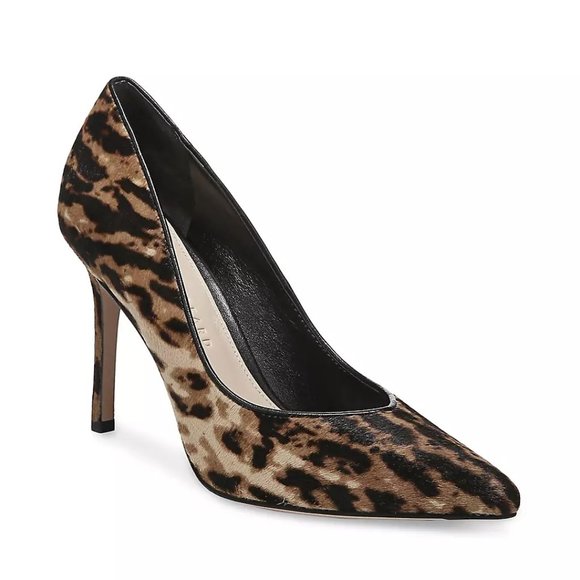 SOLDVeronica Beard Champlain Leopard Calf Hair Leather Pumps - Picture 4 of 6